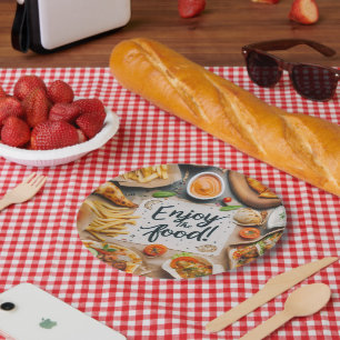 Assiettes En Carton Appréciez la pizza 2