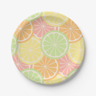 Assiettes En Carton Approvisionnements fruités frais de fête