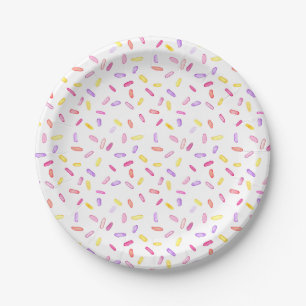 Assiettes En Carton Aquarelle Anniversaire