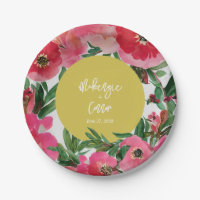 Aquarelle Botanique Anémone Floral Jaune Mariage