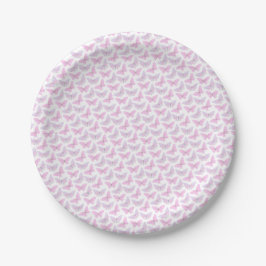 Assiettes En Carton Aquarelle Papillon rose violet Baby shower
