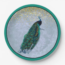 Aquarelle Peacock Gold Sparkles