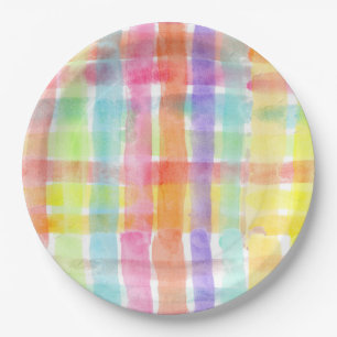 Assiettes En Carton Aquarelle transparente Motif par stockeman