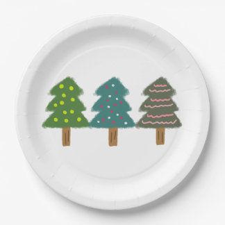 Assiettes En Carton arbre de noël 39