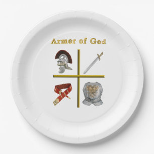 Assiettes En Carton Armée de Dieu