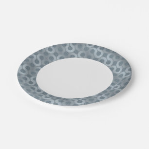 Assiettes En Carton arrière - plan de flux gris Abstrait