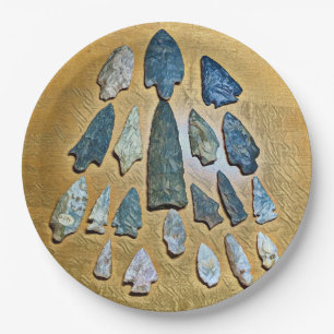 Assiettes En Carton Arrowhead indien