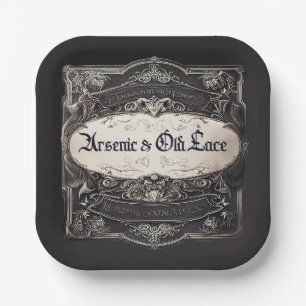 Assiettes En Carton Arsenic & Old Lace Victorian