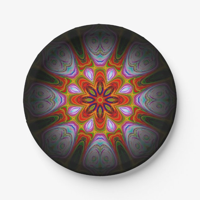 Assiettes En Carton Art antique Abstrait-18434 (Devant)