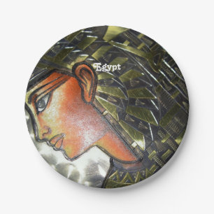 Assiettes En Carton Art de l'Egypte