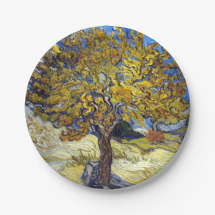 Assiettes En Carton Art de Van Gogh Mulberry Tree