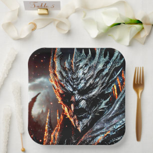 Assiettes En Carton Art effrayant