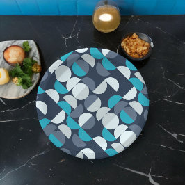 Assiettes En Carton Art semi-circulaire