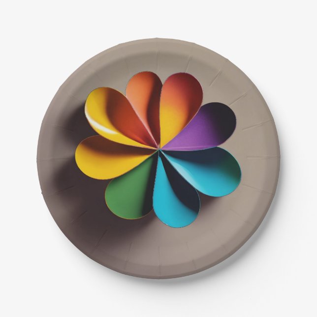 Assiettes En Carton Artiste ✴️ plaques en papier (Devant)