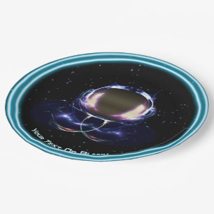 Assiettes En Carton Astronaute fracturé