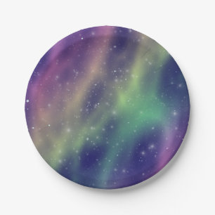 Assiettes En Carton aurore prismatique :