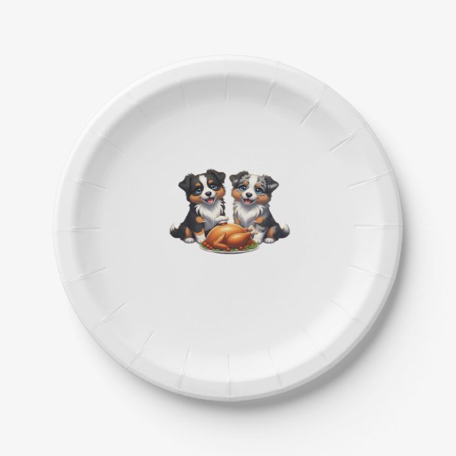 Assiettes En Carton Aussie 184 Thanksgiving Classic T-Shirt.png (Devant)