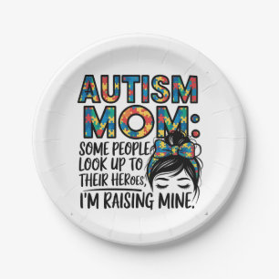 Assiettes En Carton Autisme Maman Certaines personnes regardent vers l