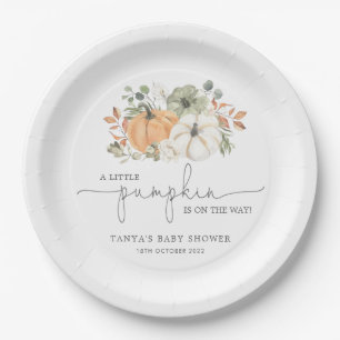 Assiettes En Carton Automne Un Baby shower Un Peu Citrouille