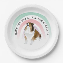 Avez-vous entendu, arc-en-ciel et Sheltie Dog