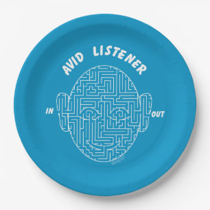 Assiettes En Carton Avid Listener