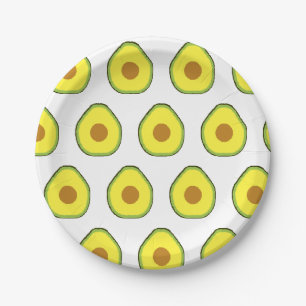 Assiettes En Carton Avocado