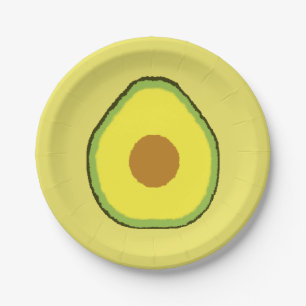 Assiettes En Carton Avocado