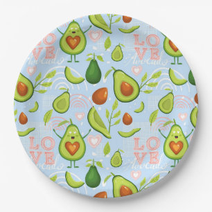 Assiettes En Carton Avocado