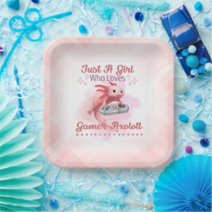 Assiettes En Carton Axolotl