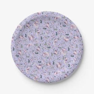 Assiettes En Carton Axolotls en violet