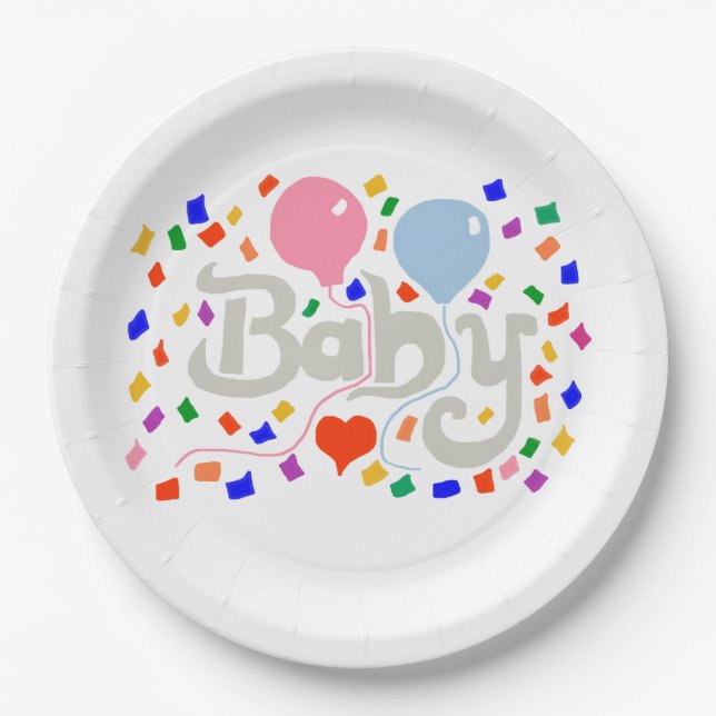 Assiettes En Carton Baby (Devant)