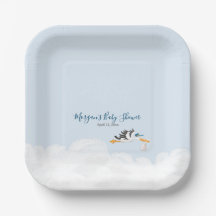 Baby Boy "Livraison spéciale" Baby shower de cigog