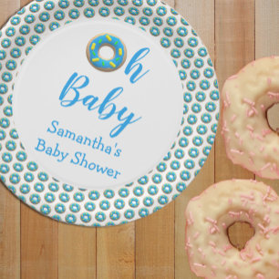 Assiettes En Carton Baby Donut