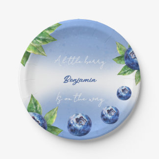 Assiettes En Carton Baby shower aux fraises