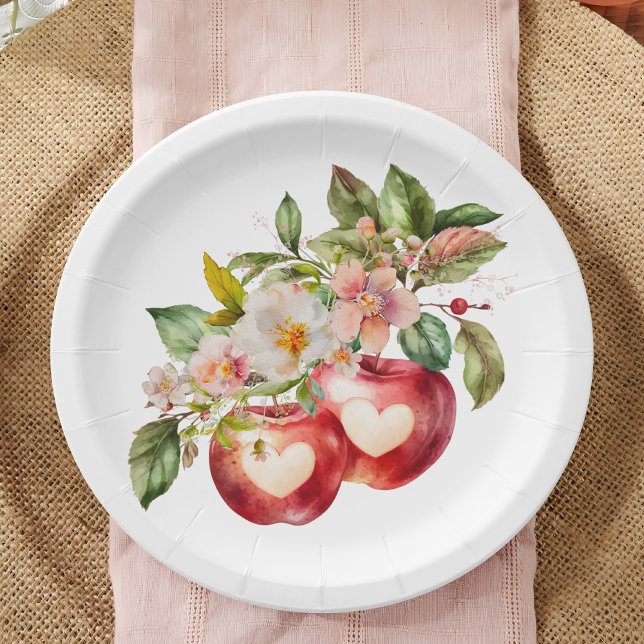 Assiettes En Carton Baby shower Baby shower Apple (Créateur téléchargé)