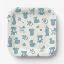 Baby shower bleu