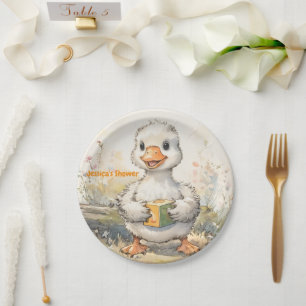 Assiettes En Carton Baby Shower Bosse de l'oie de Maman