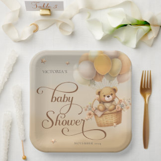 Assiettes En Carton Baby shower d'attente rapide