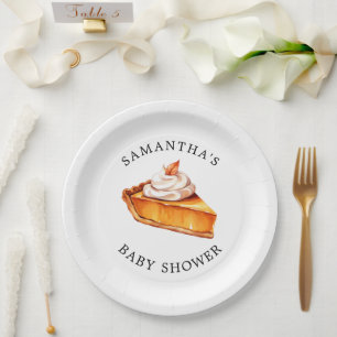 Assiettes En Carton Baby shower d'automne du Citrouille Cutie Pie