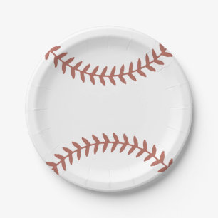 Assiettes En Carton Baby shower de baseball