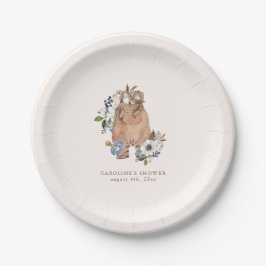 Assiettes En Carton Baby shower de la crèche Neutral Boho