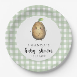 Assiettes En Carton Baby shower de la pomme de terre