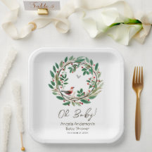 Baby shower de Noël Wreath Berry