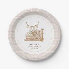 Assiettes En Carton Baby shower de soins infirmiers Boho