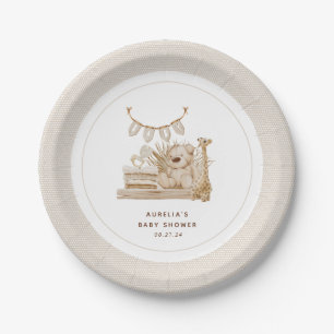 Assiettes En Carton Baby shower de soins infirmiers Boho