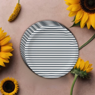 Assiettes En Carton Baby shower de tournesol bleu