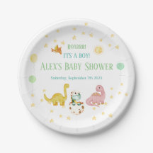 Baby shower Dinosaur