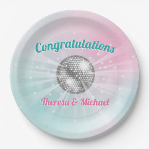 Assiettes En Carton Baby shower Disco Ball Super