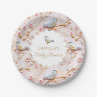 Baby shower Fille Jardin Rose Floral