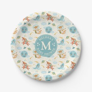 Assiettes En Carton Baby shower garçon